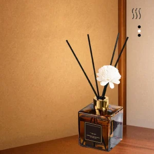 200ml Home Fragrance Reed Diffuser Kit with Long-Lasting Aroma, Odor-Removing Flameless Freshener