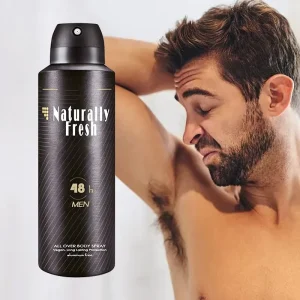 200ml Middle East Style Antiperspirant Deodorant Deodorizer Body Spray with Chemical Ingredients 0% Alcohol
