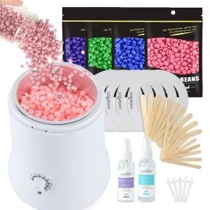 200ml Mini Depilatory Wax Heater Kit Professional Wax Melt Machine Hair Removal Wax Warmer for Beauty Salon