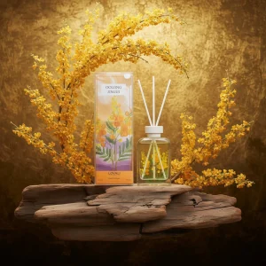 200ml Reed Diffuser Long Lasting Natural Osmanthus Flower Fragrance Aromatherapy Suitable for Home and Office