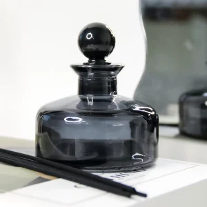 200ml Round Home Reed Diffuser Bottle Empty Diffuser Glass Bottle Custom Luxury Modern Diffuser Bottle