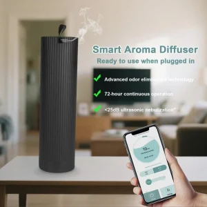 200ml Waterless Plug-In Aroma Diffuser with Radar Function for Home and Large Rooms