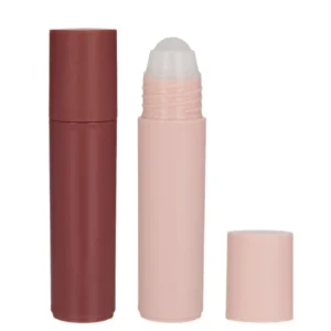 20ml PP Plastic Cylindrical Roll on Bottle for Body Lotion Deodorant Antiperspirant & Disinfectant Portable Cosmetic Packaging