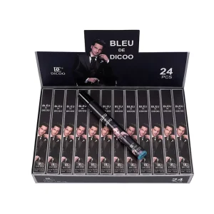 24 Pack 35ml Dubai Arabian Luxury Sports Perfume Mini Travel Test Tube Woody Fresh Fruity Floral Scent Long Lasting Quick Men’s