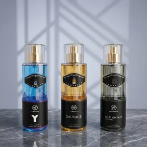 250ml Men’s Perfume Glass Bottle Rose & Spicy Wood Fragrance Eco Friendly Long Lasting