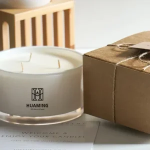 3/5 Multi-core Wick Custom Scent Soy Fragrance Candle Luxury Private Label Large Capacity Glass Scented Candle