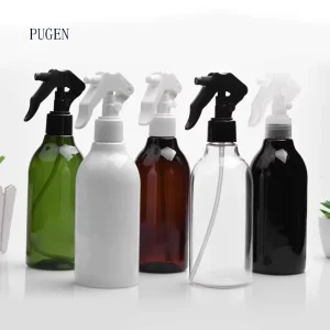 300ml Multi Color PET Plastic for Room Fine Mist Spray Bottles with Pump Sprayer for Auto Detailing and Shampoo