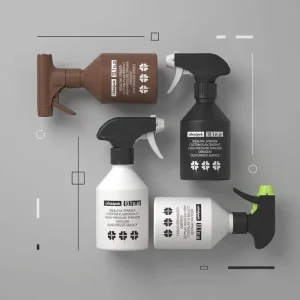 300ml Refillable Empty Plastic Trigger Spray Bottle for Room, Perfume, and Skin Care