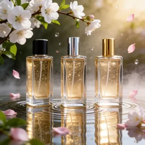 30ml 50ml 100ml Flat Roller Cap Matte Frost Acid Etch Empty Refill Glass Bottle Perfume Essential Oil Bottle