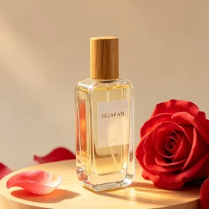 30ml 50ml Elegant Classic Rectangular Perfume Spray Glass Bottles with Custom Logo Screen Printing Frost Finish