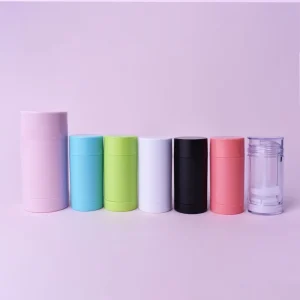 30ml Plastic Round Empty Deodorant Roll On Bottle Cylinder Shape with Screw Cap Seal Antiperspirant Tube