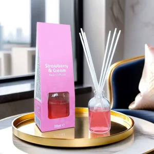 30ml Summer Strawberry & Orchid Fragrance Oil Diffuser Sticks for Reed Diffuser Air Freshener for Home and Office