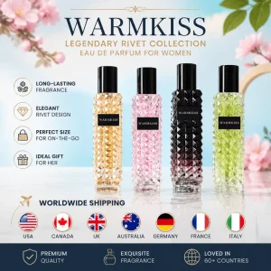 30ml Women Eau De Parfum Spray Crystal Rivet Bottle Long Lasting Floral Fruity Fragrance Portable Travel Ladies Perfume Gift
