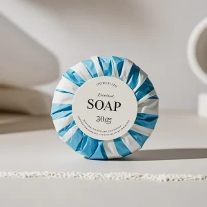 35g 40g Round Hotel Soap Bar Bulk for Luxury Hotel Amenities and Bathroom Toiletries