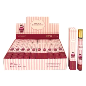 35ml Ice Cream Glass Tube Perfume Mini Spray Sample Sweet Cream Dessert Fragrance Long Lasting Portable Women Perfume