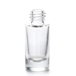 35ml Rectangle Fragrance Lotion Pump Perfume Nail Polish Essential Oils Cosmetic Skin Care Serum Glass Bottle