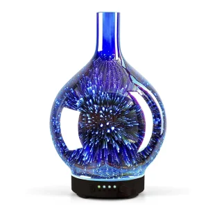 3D Glass Aroma Diffuser 100 ml Home Air Humidifier