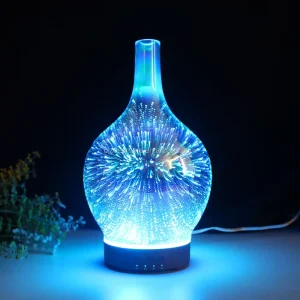 3D Glass Ultrasonic Aromatherapy Aroma Diffuser with Timer