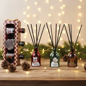 3x40ml Mini Reed Diffuser Set with Custom Logo