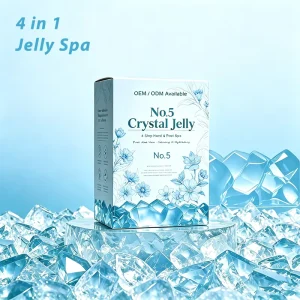 4 in 1 Luxury No.5 Detox Jelly Spa Professional Nail Spa Salon Supplies 500+ Optional Fragrances Vegan Friendly Formula