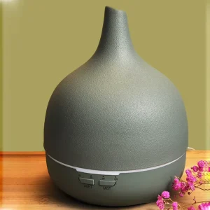 400ml Green Ceramic Aroma Diffuser Eucalyptus Essential Oil Diffuser Electric Ultrasonic