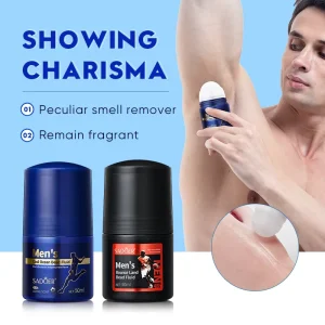 48 Hours Sweat & Odor Protection Deodorant Roll on 50Ml Reduces Armpit Sweat Antiperspirant Men Underarm Care Roller