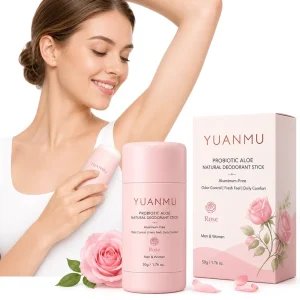 48H Long Lasting Freshness Odor Control Smooth Underarm Refillable Aluminum Free Herbal Deodorant Balm Adult Sports Gym