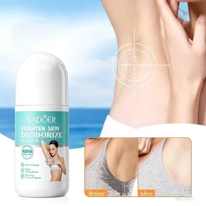 48HR Alcohol Free Gentle Underarm Brightening Roller Daily Care Sweat Reducing Smell Eliminator Body Antiperspirant Deodorant