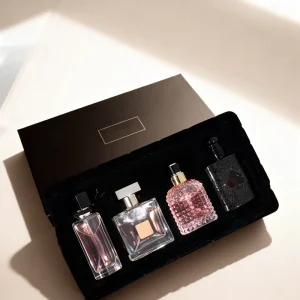 4pcs Original Women’s Luxury Perfume Spray Gift Set Eau De Parfum Fresh Scent Long Lasting Retail Supply