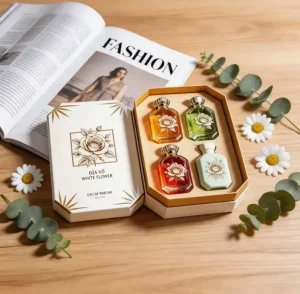 4x30ml Luxury Eau De Parfum Fruity Warm Fragrance Long Lasting Sample Size Perfume Spray Set Women