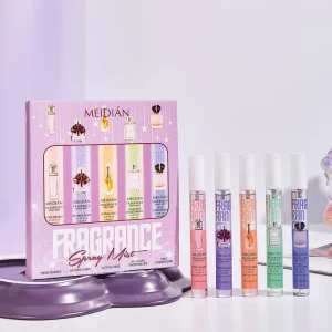 5 Piece Women Fragrance Body Mist Set Long Lasting Parisian Scent Mini Perfume Gift Sets 10ml X 5