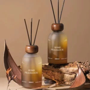 500ml Large Capacity Handmade Glass Aromatherapy Reed Diffuser Long lasting Fresh Fragrance Eco Friendly for Indoor Home Use