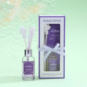 50ML Eco Friendly Alcohol Free Reed Diffuser with Essential Oil and Glass Bottle for Home Office and Hotel Use