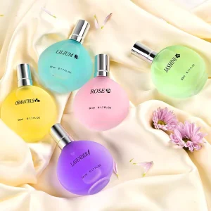 50ML Osmanthus Body Perfume Spray Long Lasting Fragrance Light Smell Small ODM Rose Women Perfume