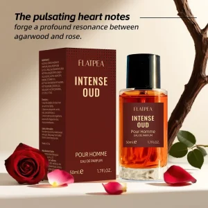 50ML Oud Woody Perfume Spray for Men Alcohol Fragrance Long Lasting Scent Eau De Parfum Factory in Stock Fast Ship