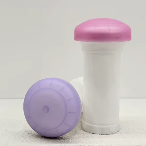 50g Mushroom Shape Plastic PP Antiperspirant Container Cosmetic Packaging Empty Bottom Filling Deodorants Stick