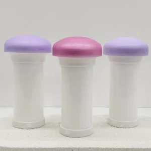 50g Plastic Deodorant & Cosmetic Containers Stick Mushroom Shape Antiperspirant Stick Packaging with Logo