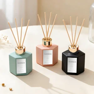 50ml 100ml 120ml Square Glass Reed Diffuser Bottle
