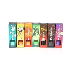 50ml 100ml 150ml Custom Luxury Oil Glass Bottle Reed Diffuser Sets with Sticks