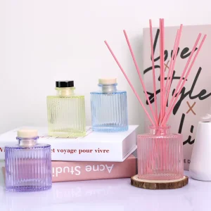 50ml, 100ml, 150ml, and 200ml Reed Diffuser Bottle with Reed Sticks and Cap for Home and Car