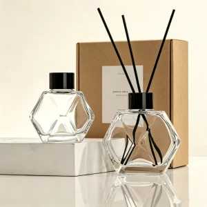 50ml 100ml 200ml Empty Refillable Glass Reed Diffuser Bottle Aromatherapy Fragrance Essential Perfume Oil Storage Bottles
