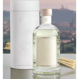 50ml 250ml 500ml 1000ml Empty Cylinder Glass Diffuser Bottle Luxury Home Fragrance Packaging with Screw Cap