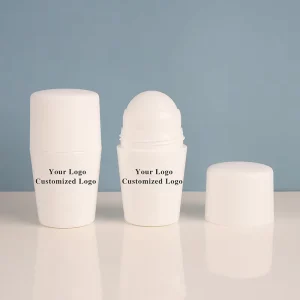 50ml Cosmetic Plastic Packaging Antiperspirant Deodorant Body Skincare Container Bottle With Roller