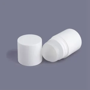 50ml Cylindrical 35.56mm PP Plastic Essential Oil Antiperspirant Ball Deodorant Skin Care Serum & Perfume Roll On Roller Bottle