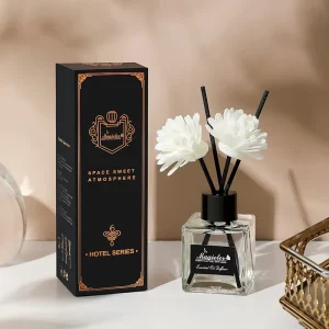 50ml Flameless Aroma Reed Diffuser for Hotels Home Use and Car Air Freshening