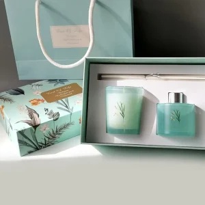 50ml Fragrant Scents Aroma Diffuser and Scented Candle Gift Box Set Home Fragrance Reed Diffuser