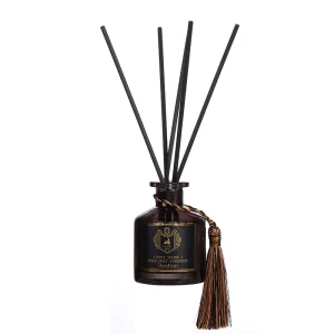 50ml Glass Hotel Home Fragrance Luxury Air Fresher Deodorizing Aroma Fireless Essential Oil Gift Box Reed Diffuser Set