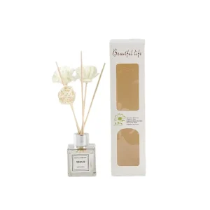 50ml Glass Reed Diffuser Bottle Car Air Freshener Fragrance Perfume Stick with Gift Box