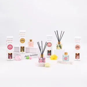 50ml Household Fireless Reed Diffuser Aromatherapy Gift Box with Essential Oil