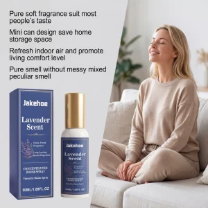 50ml Indoor Lavender Scent Multi functional Room Spray Fresh Indoor air with Long lasting Fragrance Concentrated Room Spray
